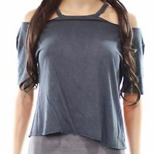 BP grey cold shoulder top